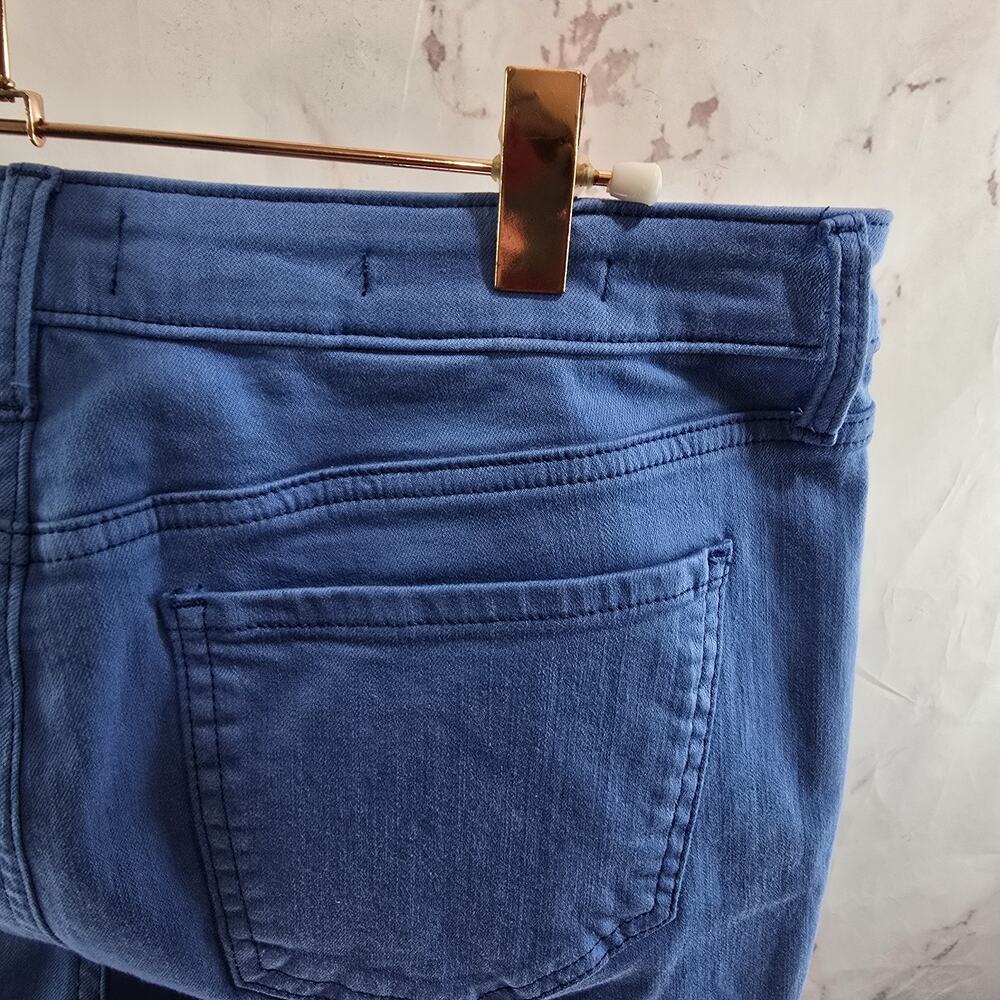 NYDJ Jeans Womens 8 Blue Crop Short Sheri Slim Colored High Rise Denim Daughters - Picture 12 of 13